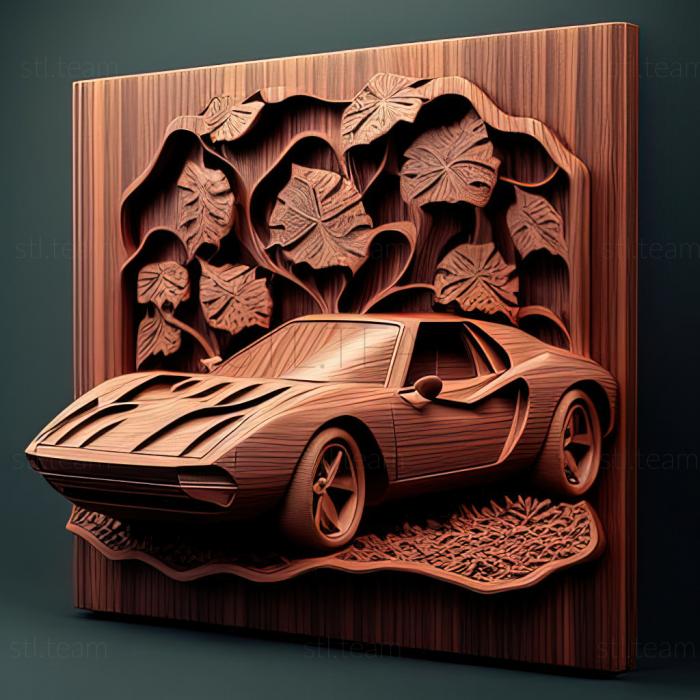 3D модель Lamborghini Miura (STL)